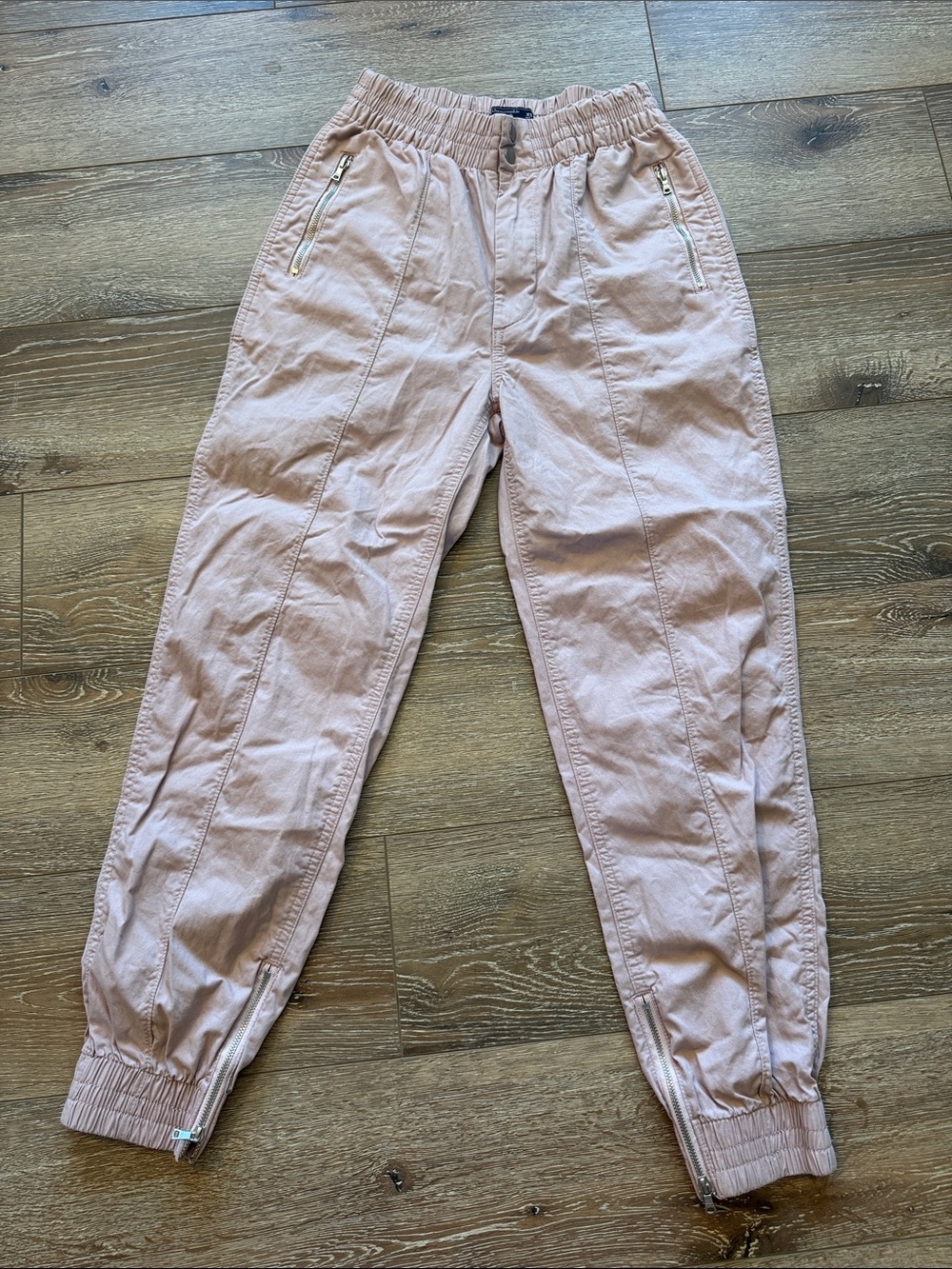 Abercrombie & Fitch Dusty Rose Elastic Waist Jogger Pants Size: XS B189